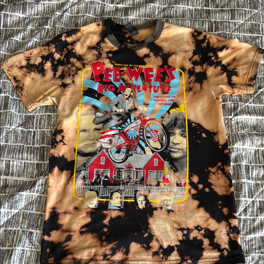 Pee-wee's Big Adventure Tie-Dye T-Shirt
